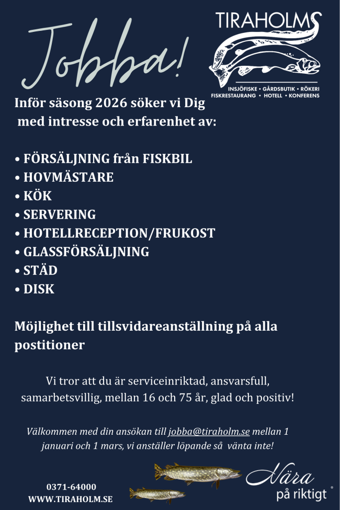 välkommen att jobba på landet!